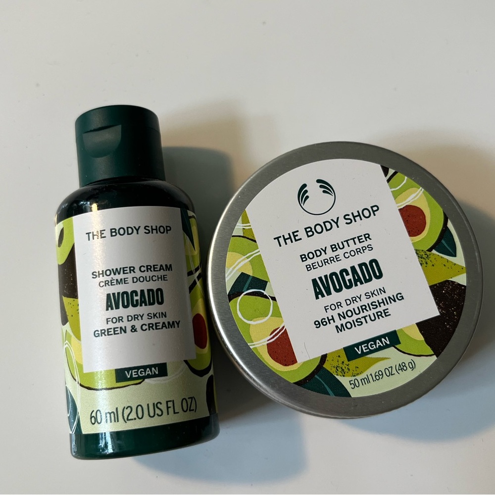 NWT body butter and shower gel